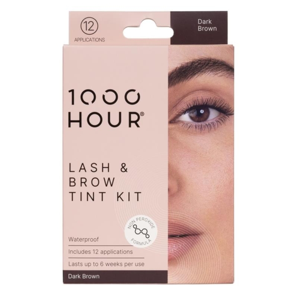 1000 hour eyelash tint dk brown