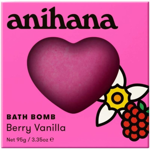 anihana bath bomb berry vanilla 95g