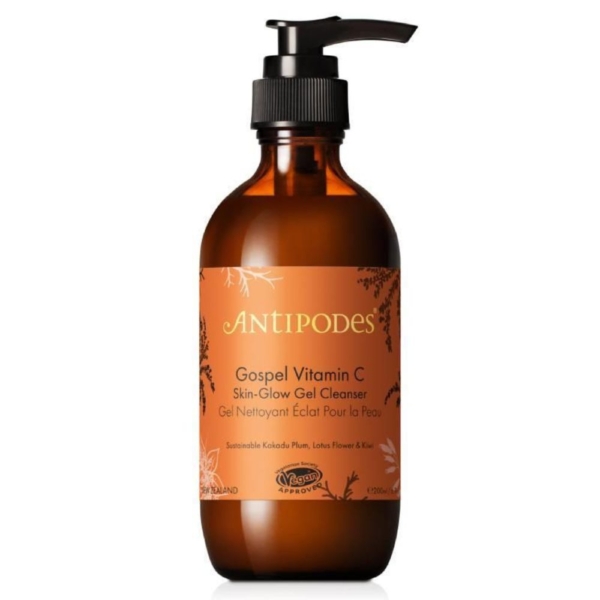 antipodes gospel vit c gel cleanser 200ml