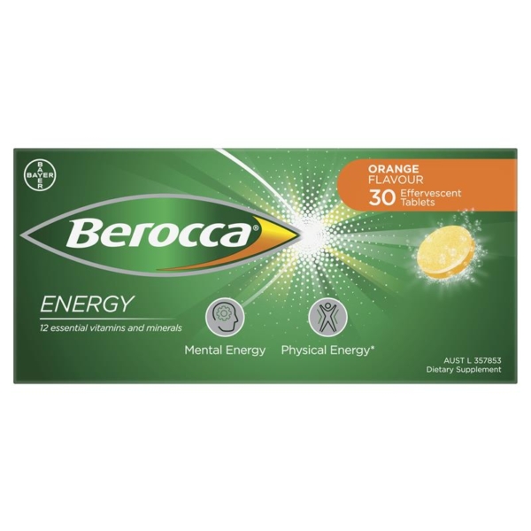 berocca energy eff mango/orange 30