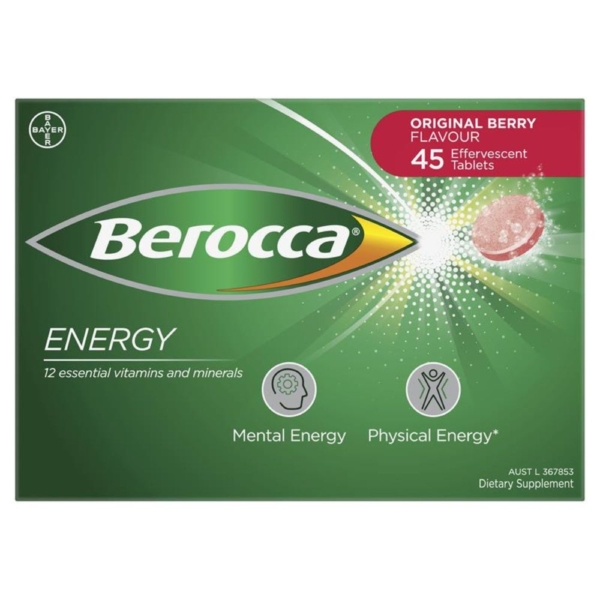 berocca energy org berry 45