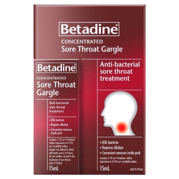 betadine gargle 15ml