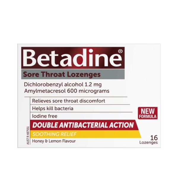 betadine loz honey + lemon 16