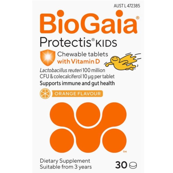 biogaia protectis kids chew vit d orange 30