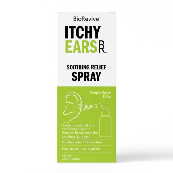 biorevive itchy ears sooth relief spray 30ml