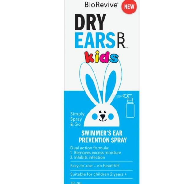 biorevive kids dry ear swim spray 30ml