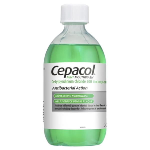 cepacol mouthwash mint 500ml