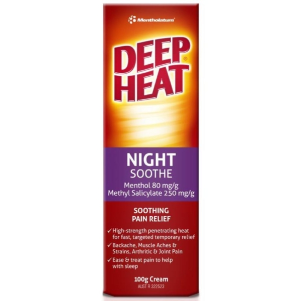 deep heat night soothe 100g