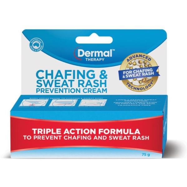 dermal therapy chaf/sweat rash crm 75g