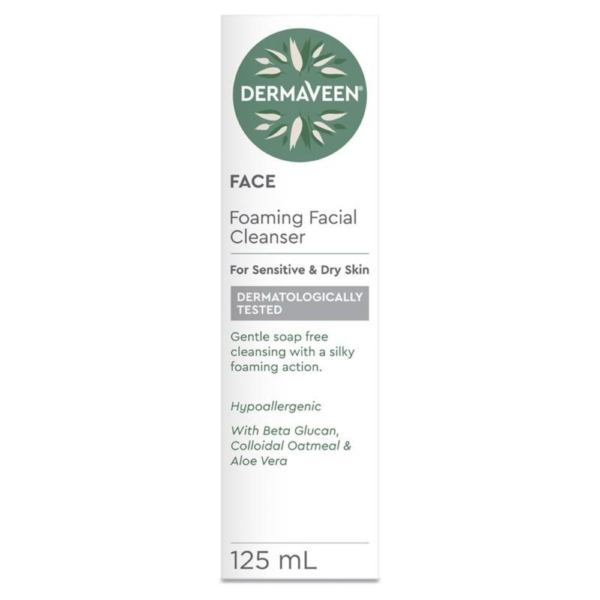 dermaveen face foam cleanser 125ml