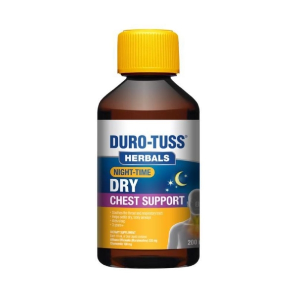 duro tuss herbals night dry chest supp 200ml