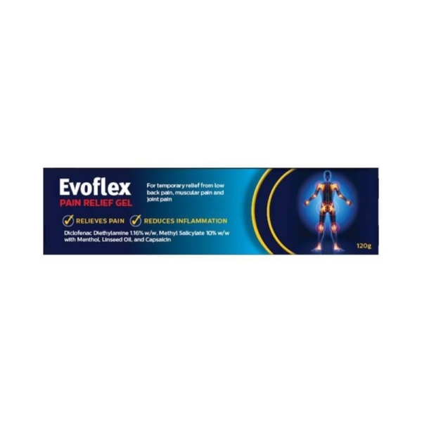 evoflex pain relief gel 120gm