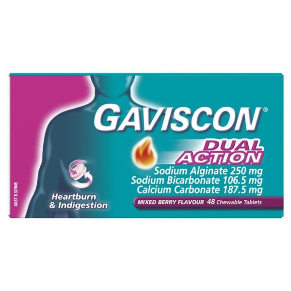 gaviscon mixed berry 48
