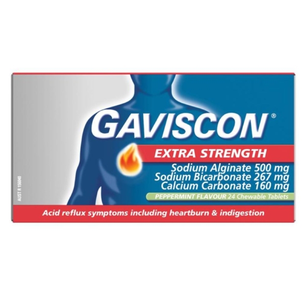 gaviscon x/st tab p/mint 24