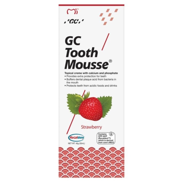 gc tooth mousse strawberry 40g