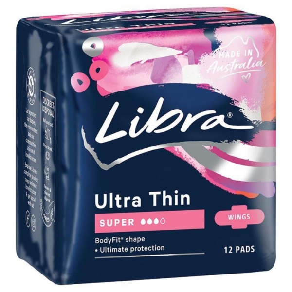 libra ultra thin wing super 12