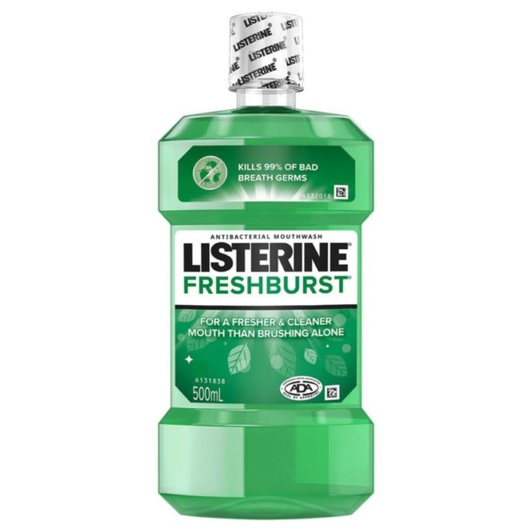 listerine frsh/burst zero 500ml