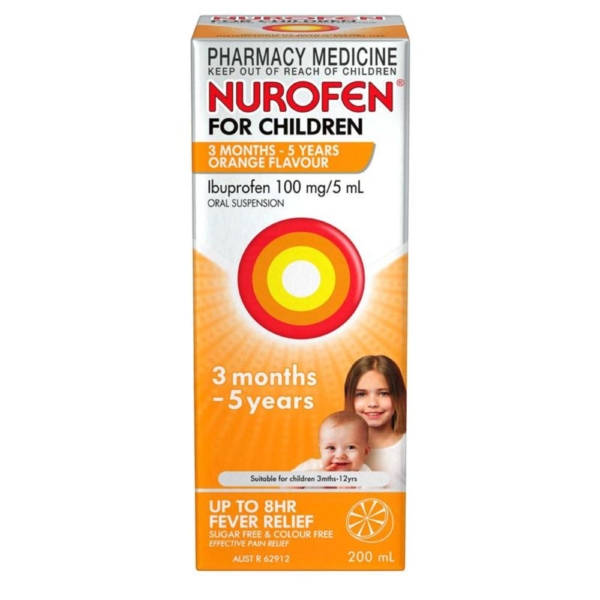 nurofen child 3m 5y orange 200ml