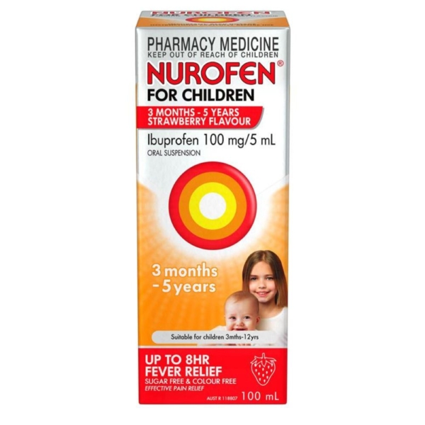 nurofen child 3m 5y straw 100ml