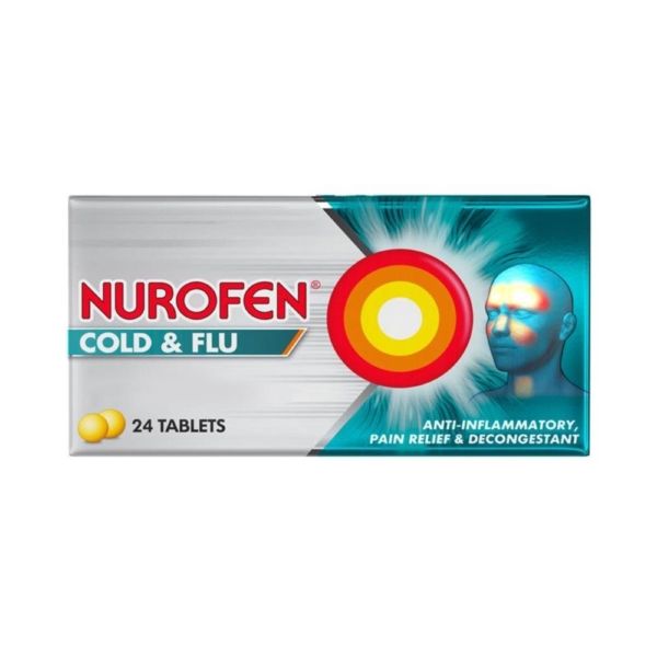 nurofen cold + flu tabs 24