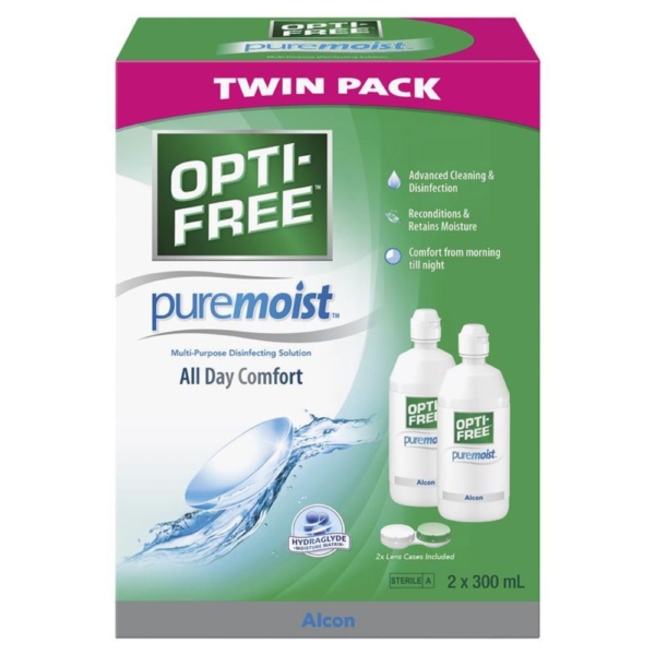 opti free puremoist twin pack 2x300ml