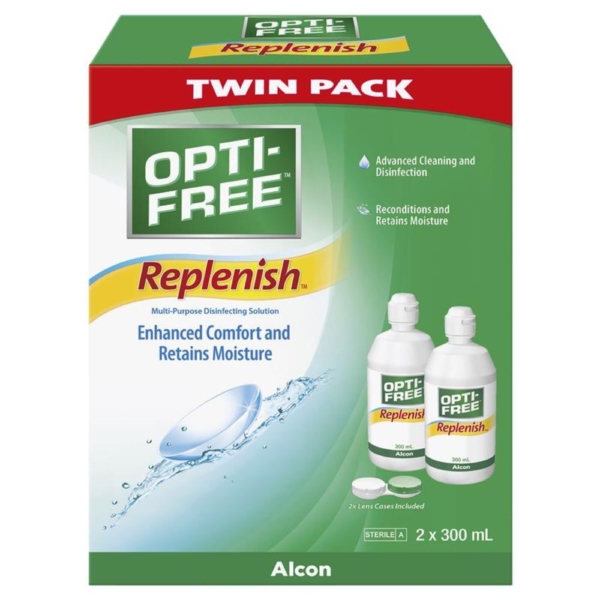 opti free replenish twin pack 2x300ml