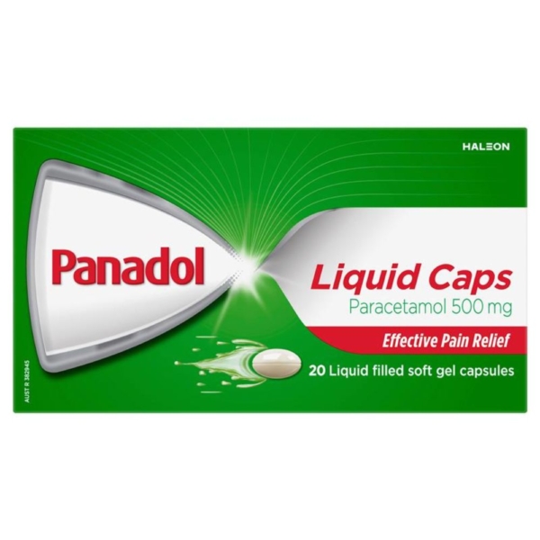 panadol liquid caps 20