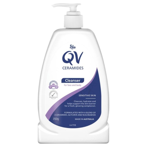 qv ceramides cleanser 350gm