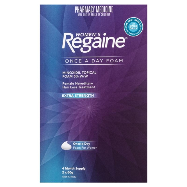 regaine women foam 5% 4mo 120g