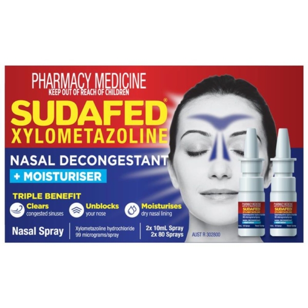 sudafed xylo nasal spray 10ml 2