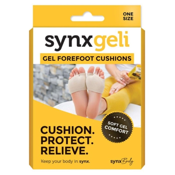 synxgeli forefoot cushions 1pk