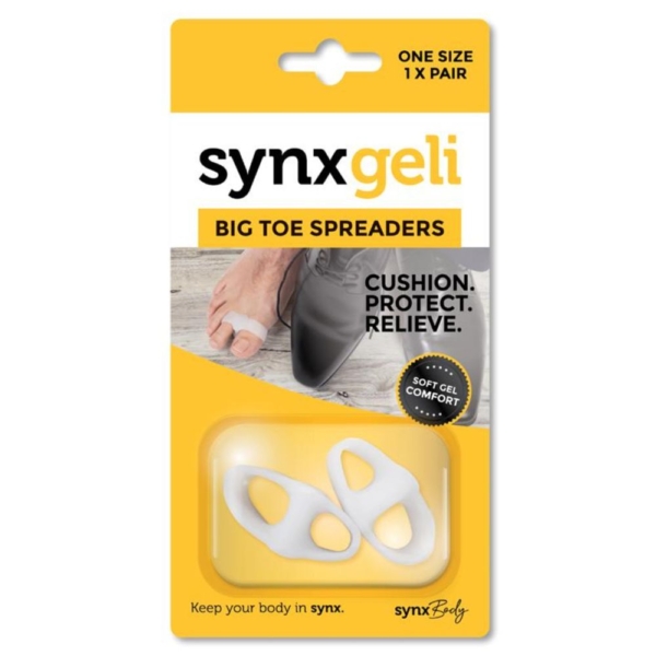 synxgeli toe spreaders big toe 1pk