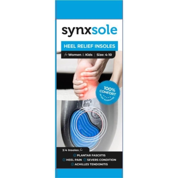 synxsole plantar fasciitis insoles sml