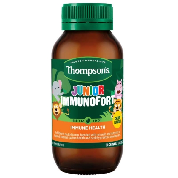 thompsons immunofort jnr tabs 90