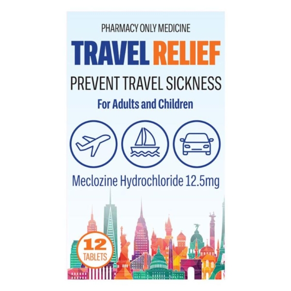 travel relief tabs 12
