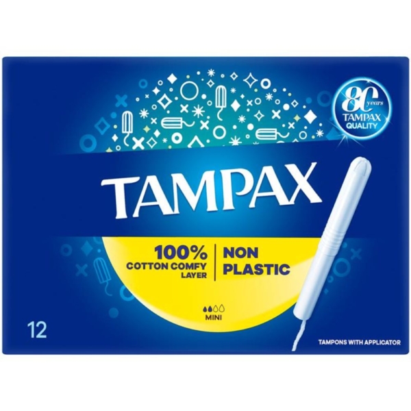 tampax tampons regular 12