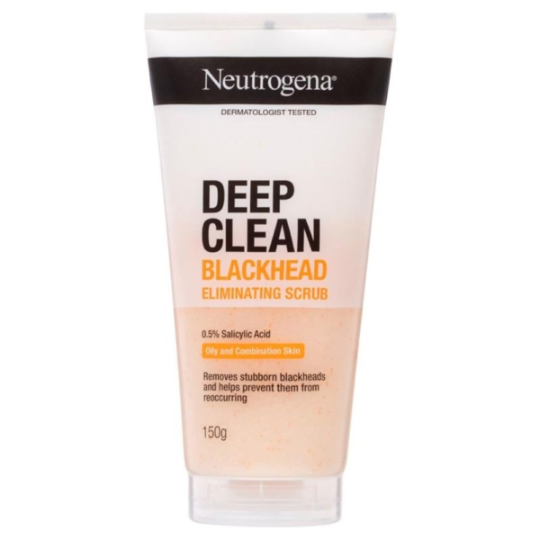 neutrogena deep clean b/head eliminate scrub 150g