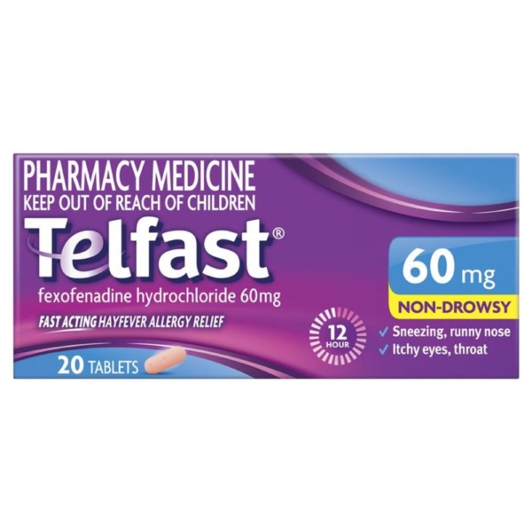 telfast tabs 60mg 20
