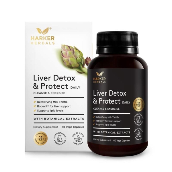 harker liver detox + protect caps 60