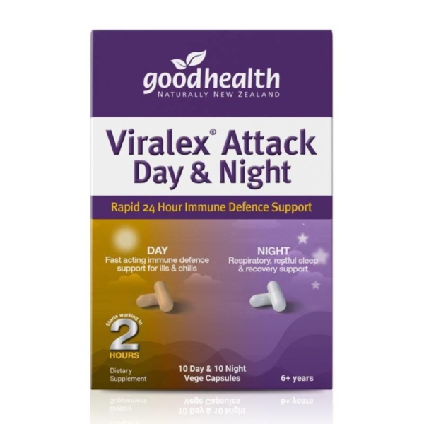 good health viralex attack d+n caps 20