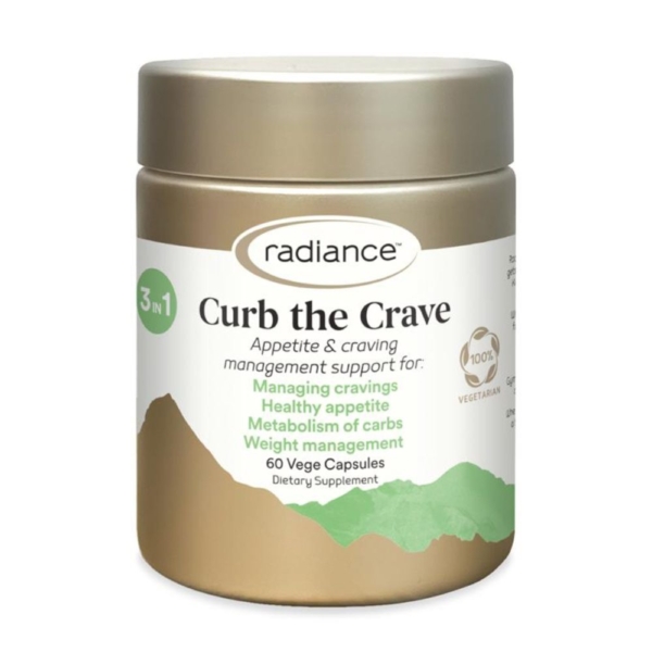 radiance curb the crave caps 60