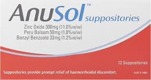 anusol suppos 12
