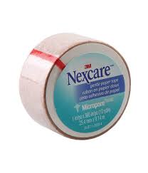nexcare gent/paper tape tan 25.4mm