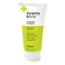 scratchy + itchy skin gel