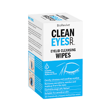 biorevive clean eyelid clns wipe 30